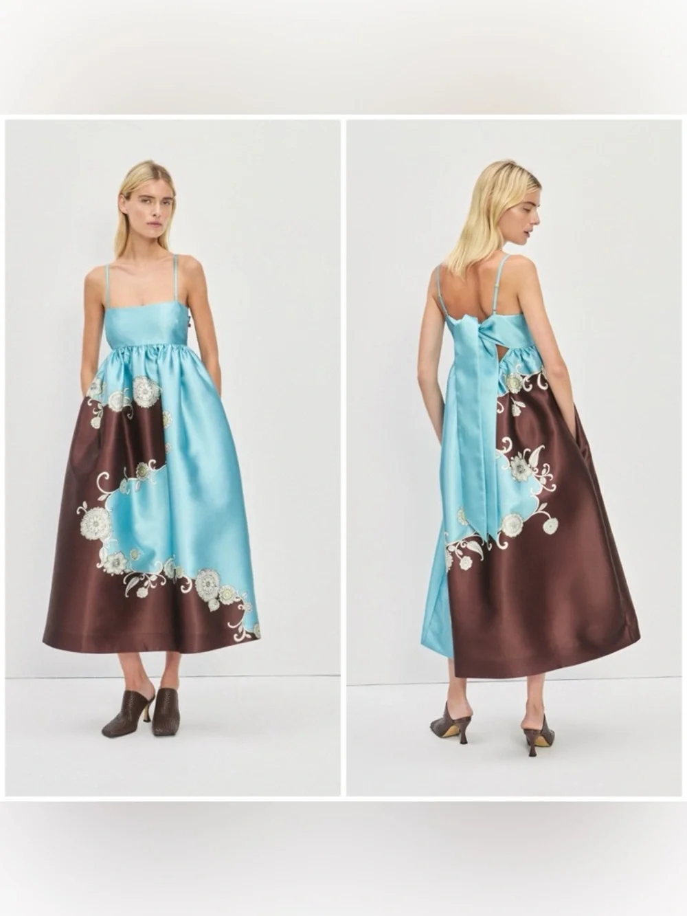 Alemais satin maxi